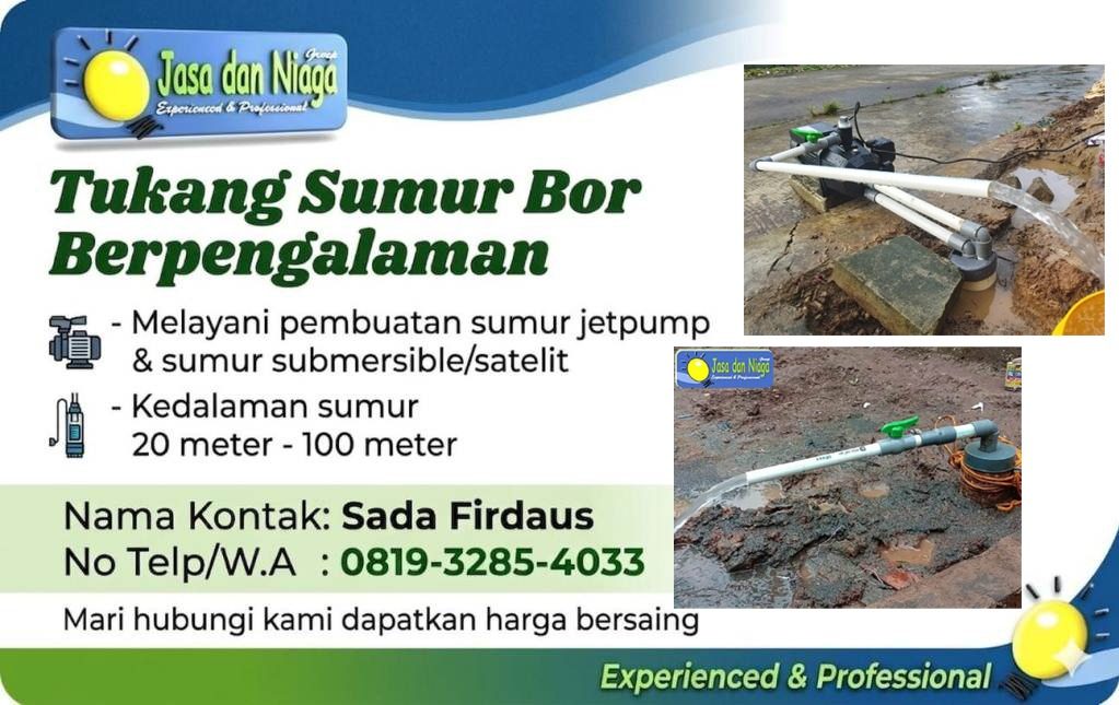 JASA BOR SUMUR BERKUALITAS & BERPENGALAMAN